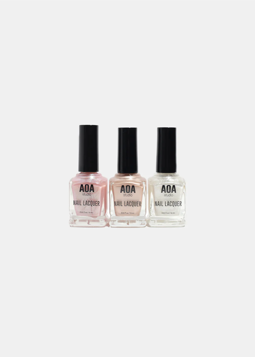 AOA Studio Nail Polish - Light Shimmers