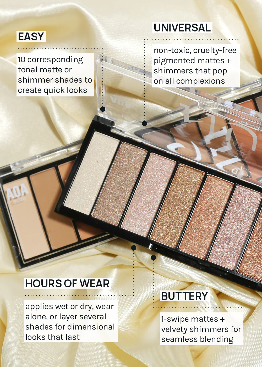 AOA The Nude Story 10-Color Eyeshadow Palette - Image 5