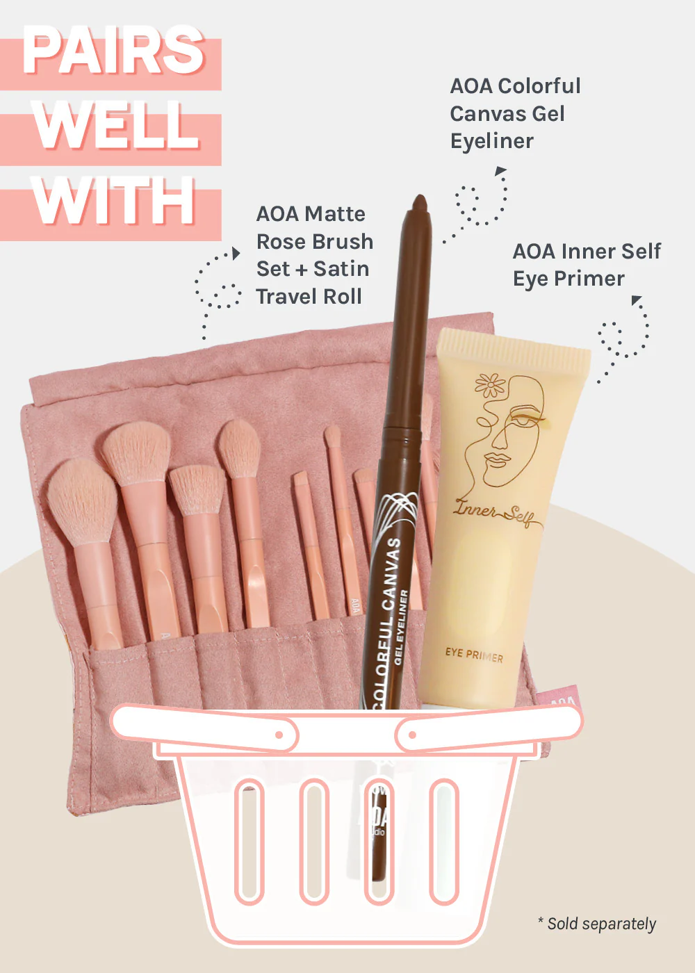 AOA The Nude Story 10-Color Eyeshadow Palette - Image 6