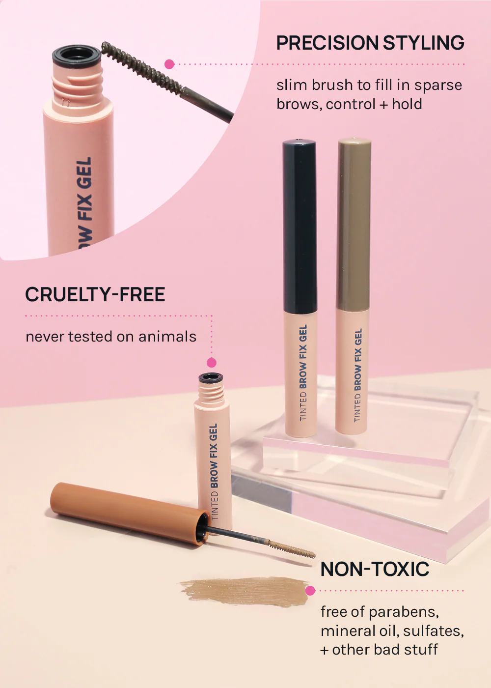 AOA Tinted Brow Fix Gel - Image 5