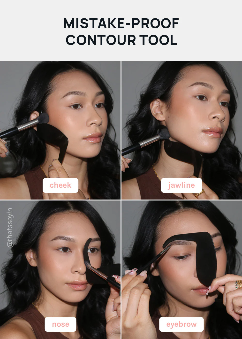AOA Total Contour Face Stencil - Image 2