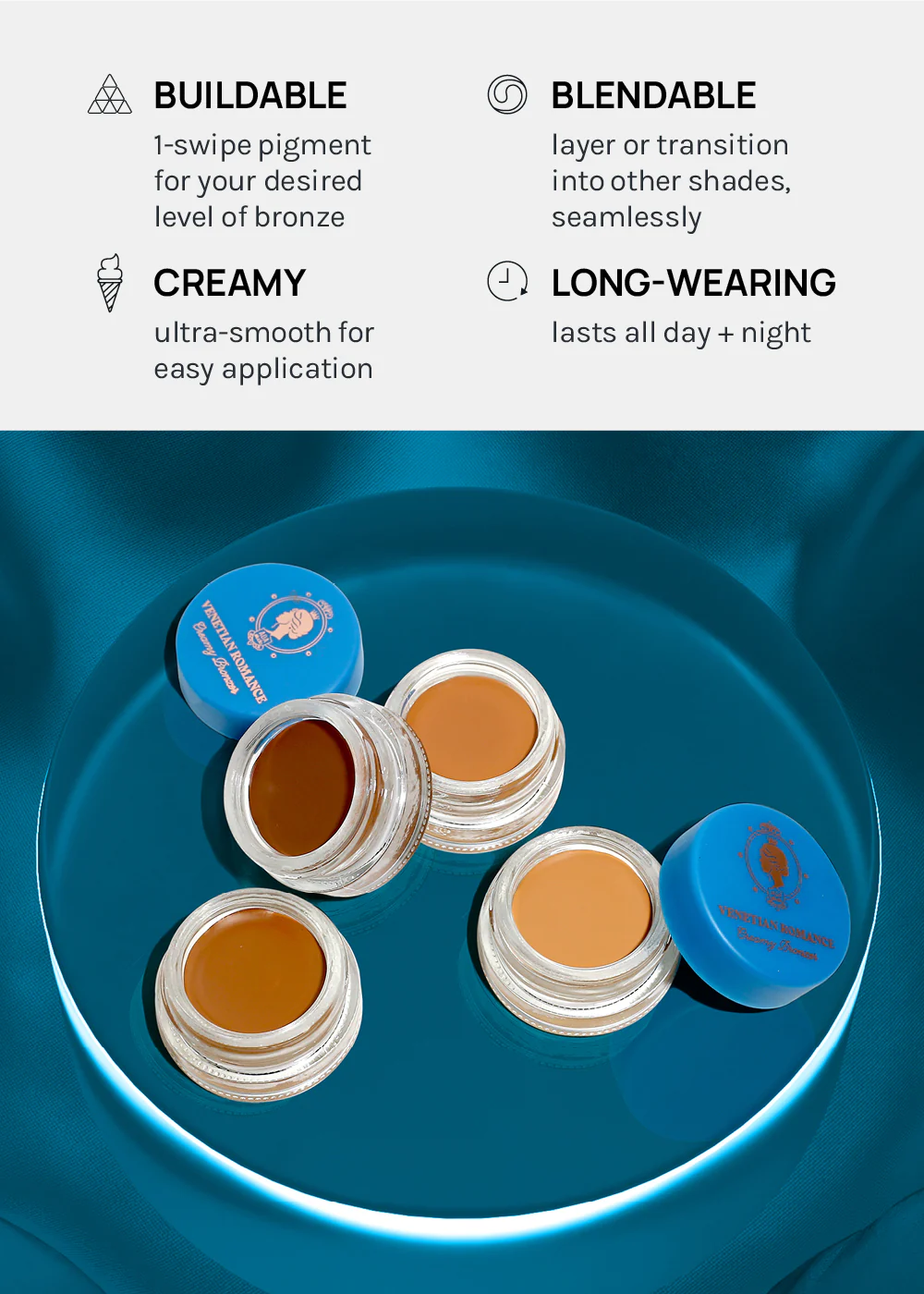 AOA Venetian Romance Creamy Bronzer Balm - Image 5