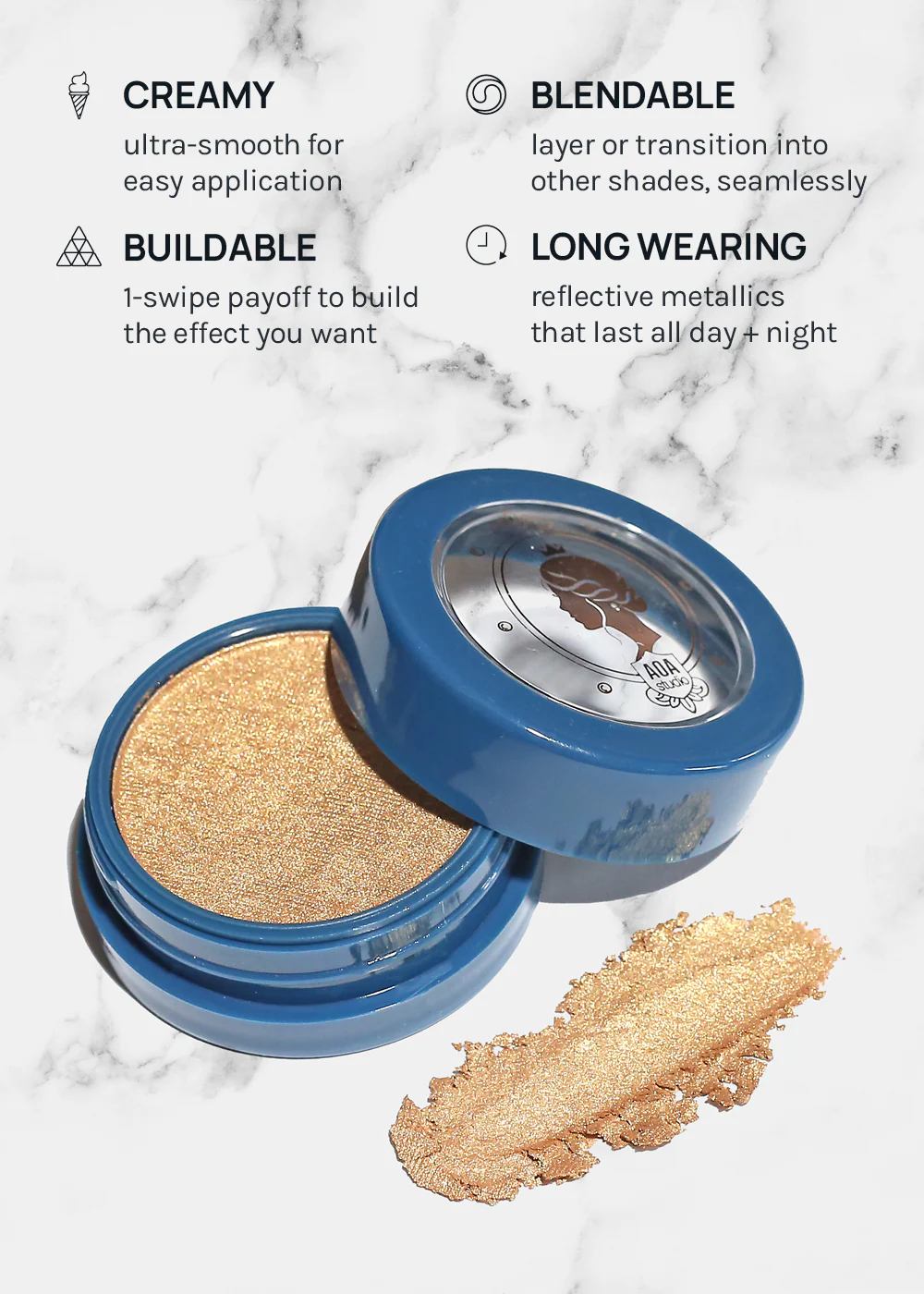 AOA Venetian Romance Creamy Eyeshadow - Image 4