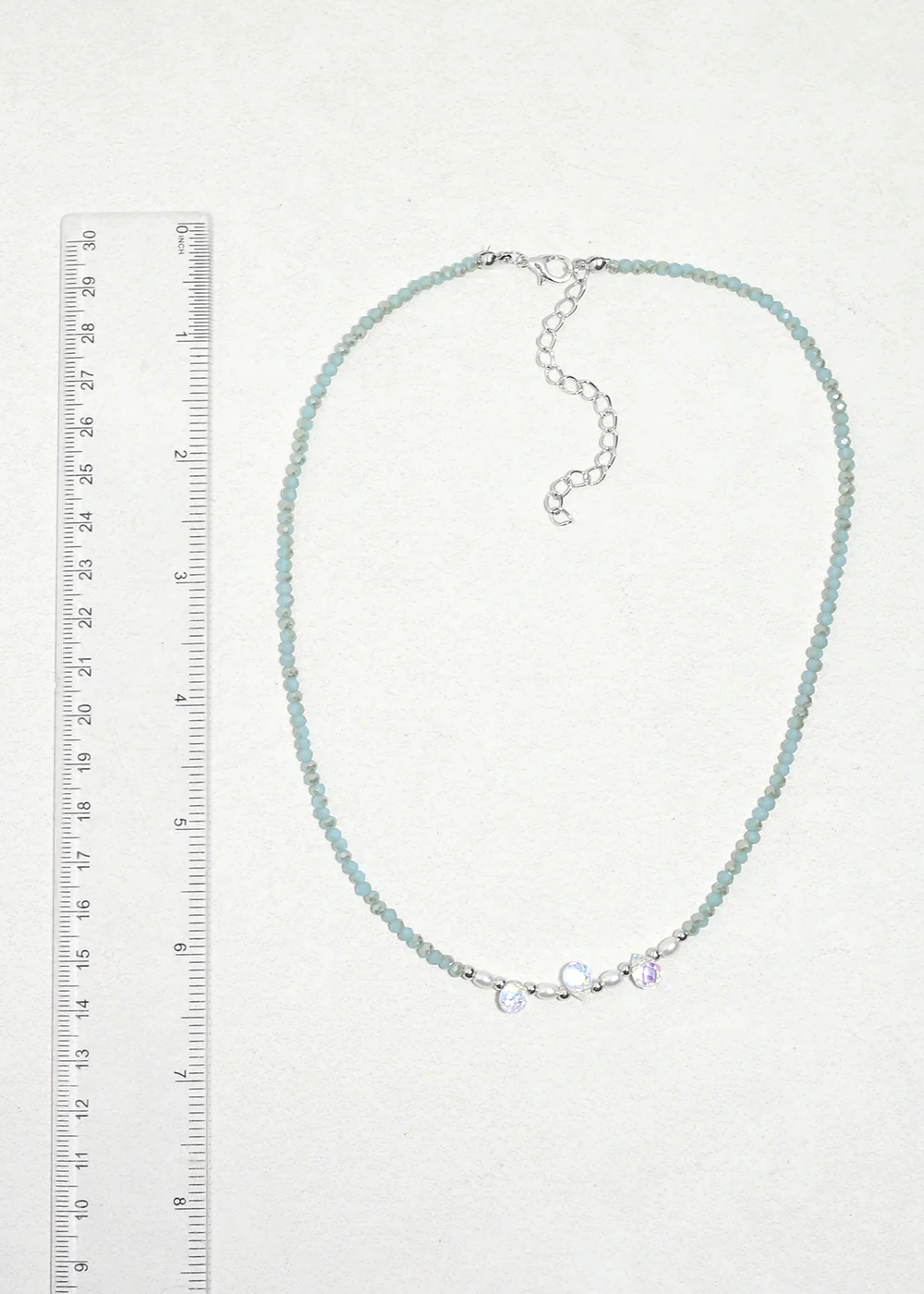 Crystal Glow Beaded Necklace - Image 4