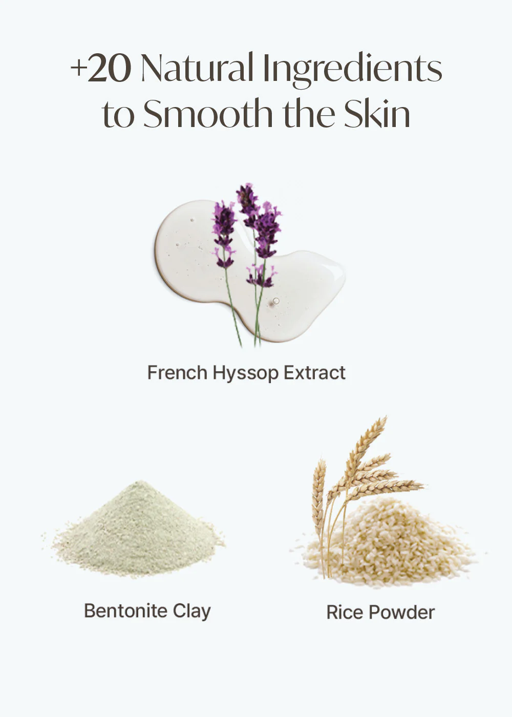 Arencia Fresh Blue Hyssop Rice Mochi Cleanser 120g - Image 5