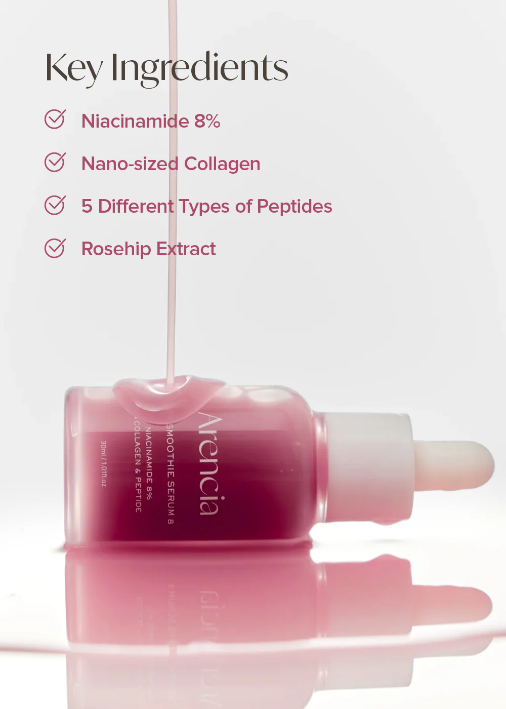 Arencia Red Smoothie Serum 8 30ml - Image 4