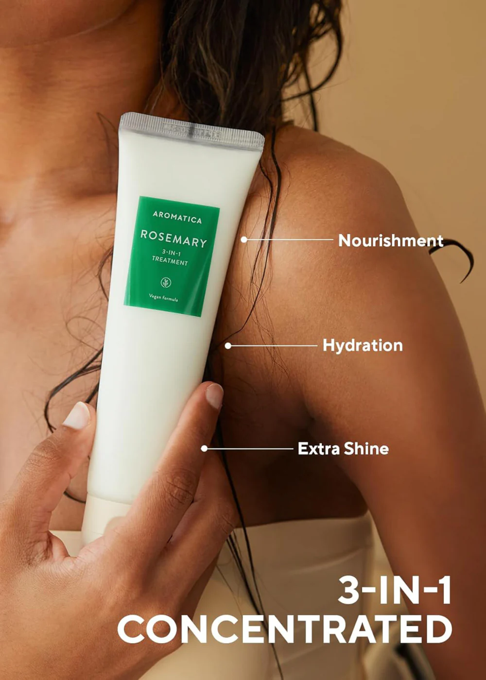 AROMATICA Rosemary 3-in-1 Treatment 160ml - Image 3