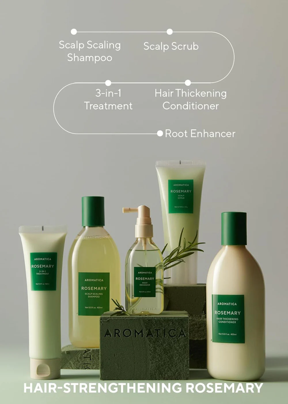 AROMATICA Rosemary Scalp Scrub 165g - Image 7