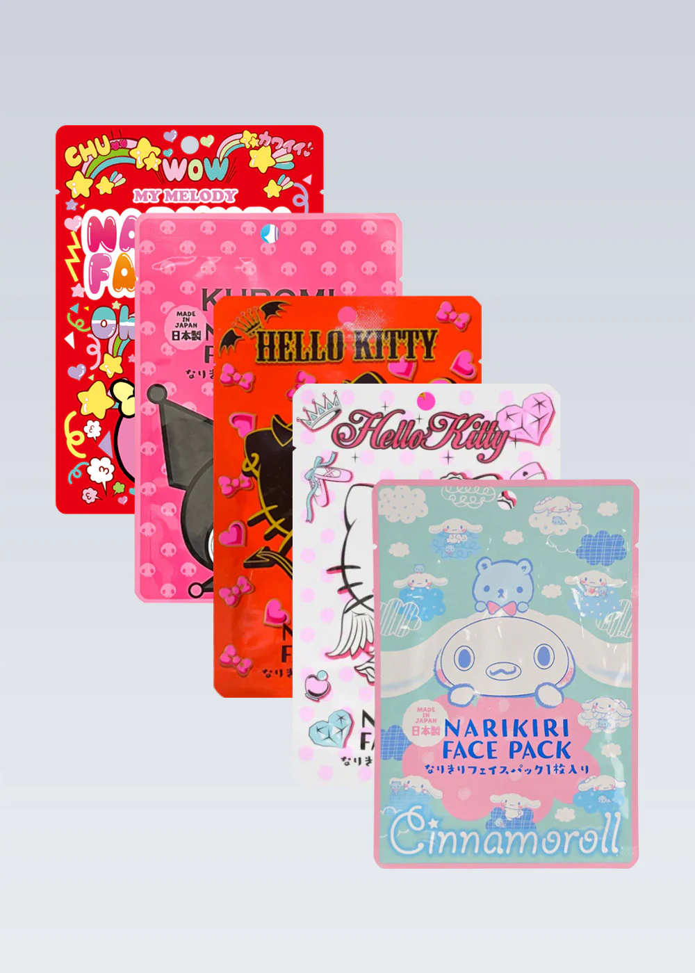 ASUNAROSYA Sanrio Narikiri Face Mask