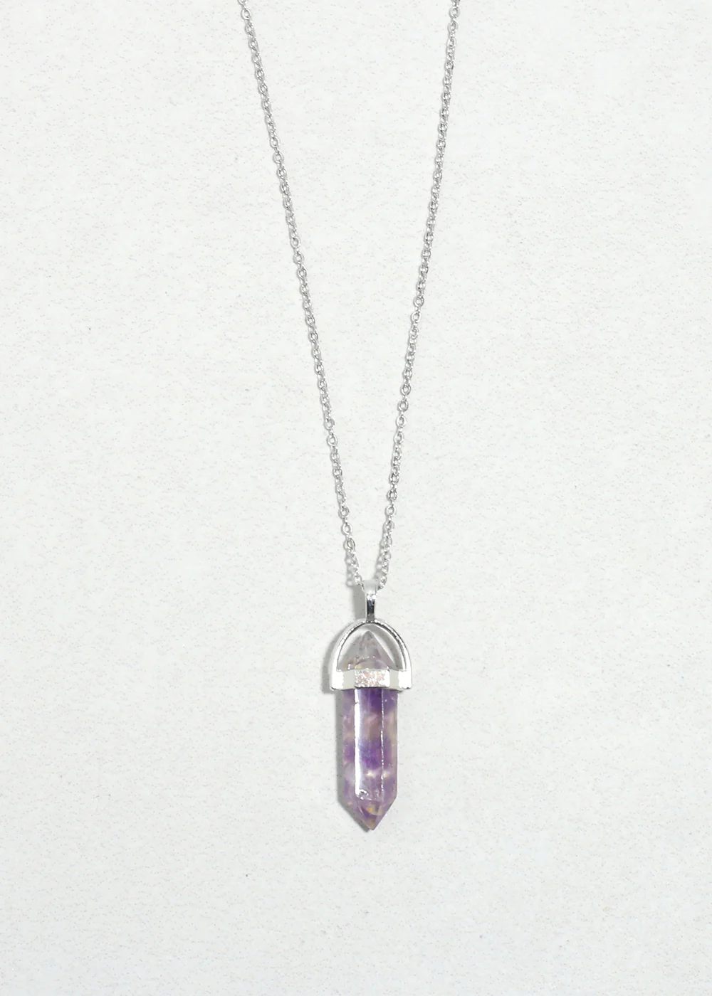 Aura Crystal Point Pendant Necklace - Image 2