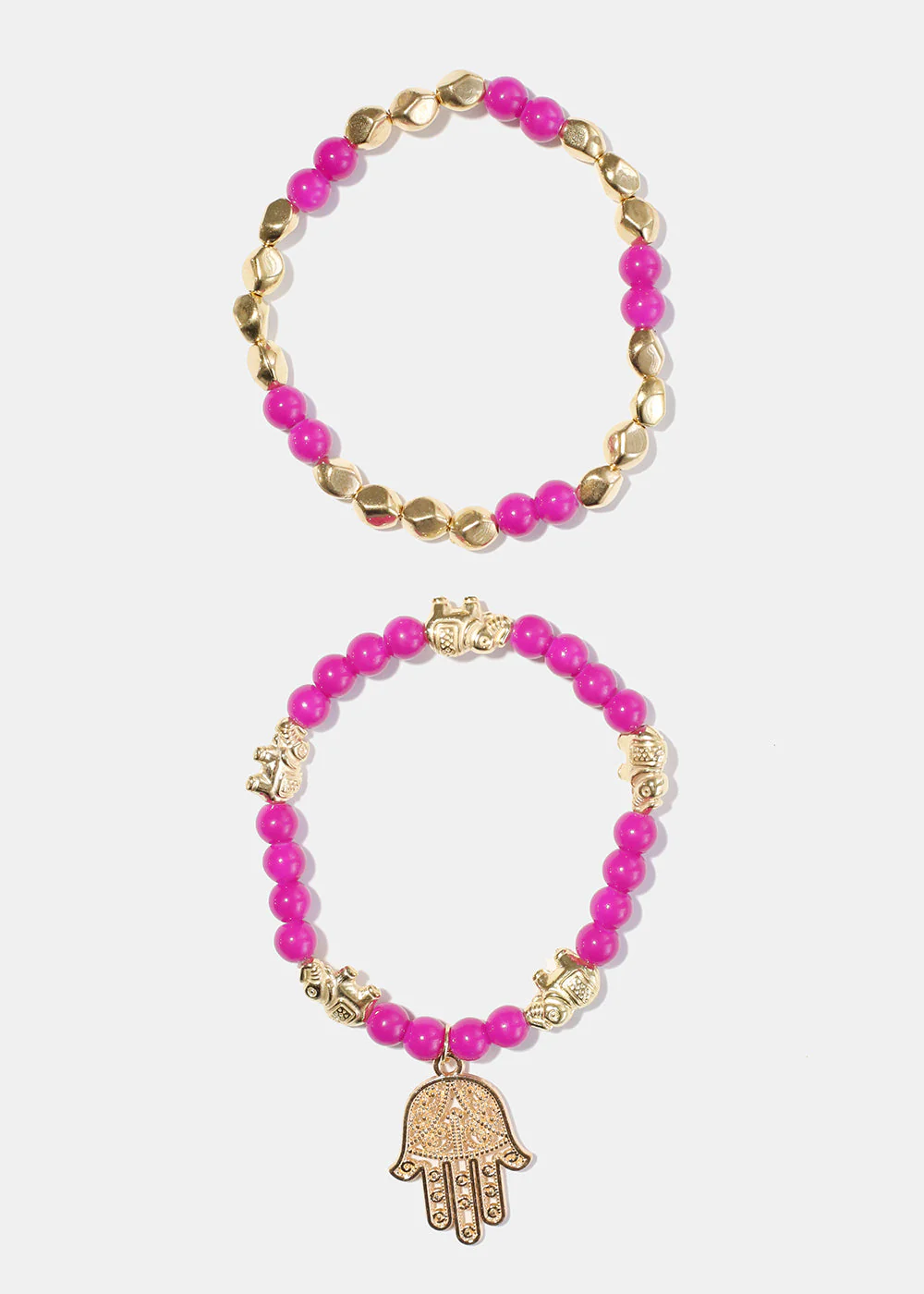 Bead Bracelet with Hamsa Hand - Image 10