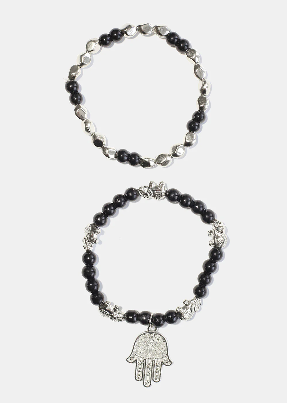 Bead Bracelet with Hamsa Hand - Image 13
