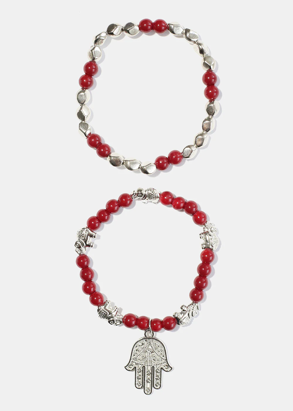 Bead Bracelet with Hamsa Hand - Image 5
