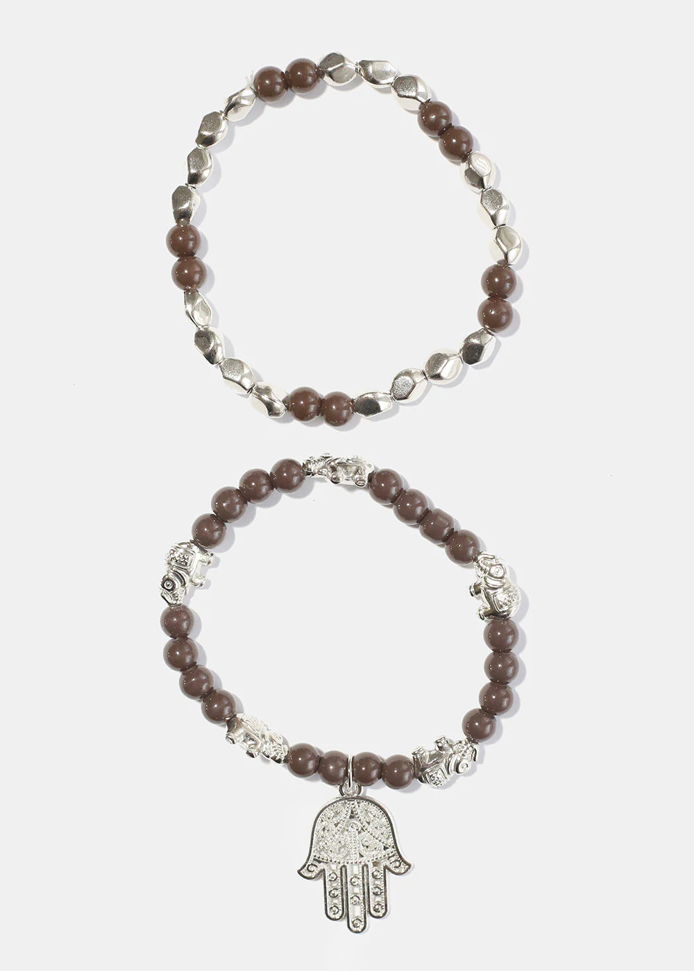 Bead Bracelet with Hamsa Hand - Image 6