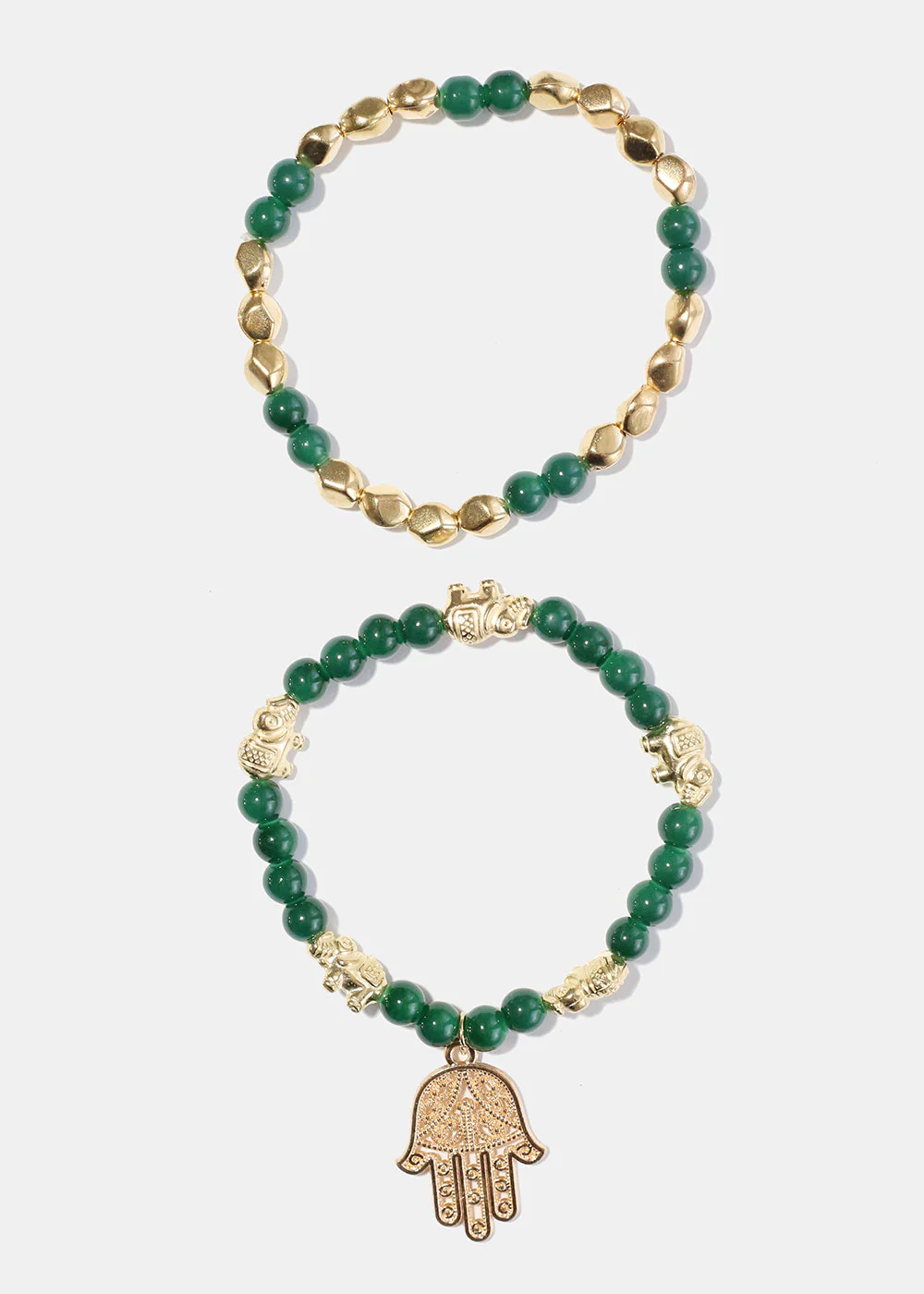 Bead Bracelet with Hamsa Hand - Image 8