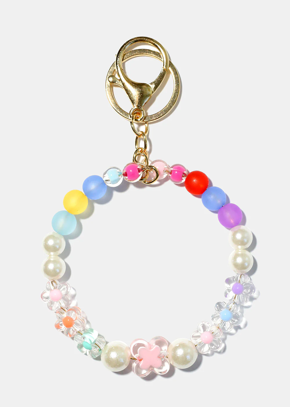 Beads & Flowers Key Ring - Image 2
