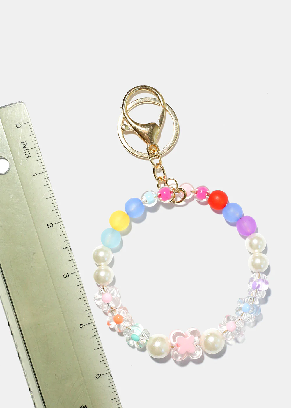 Beads & Flowers Key Ring - Image 4