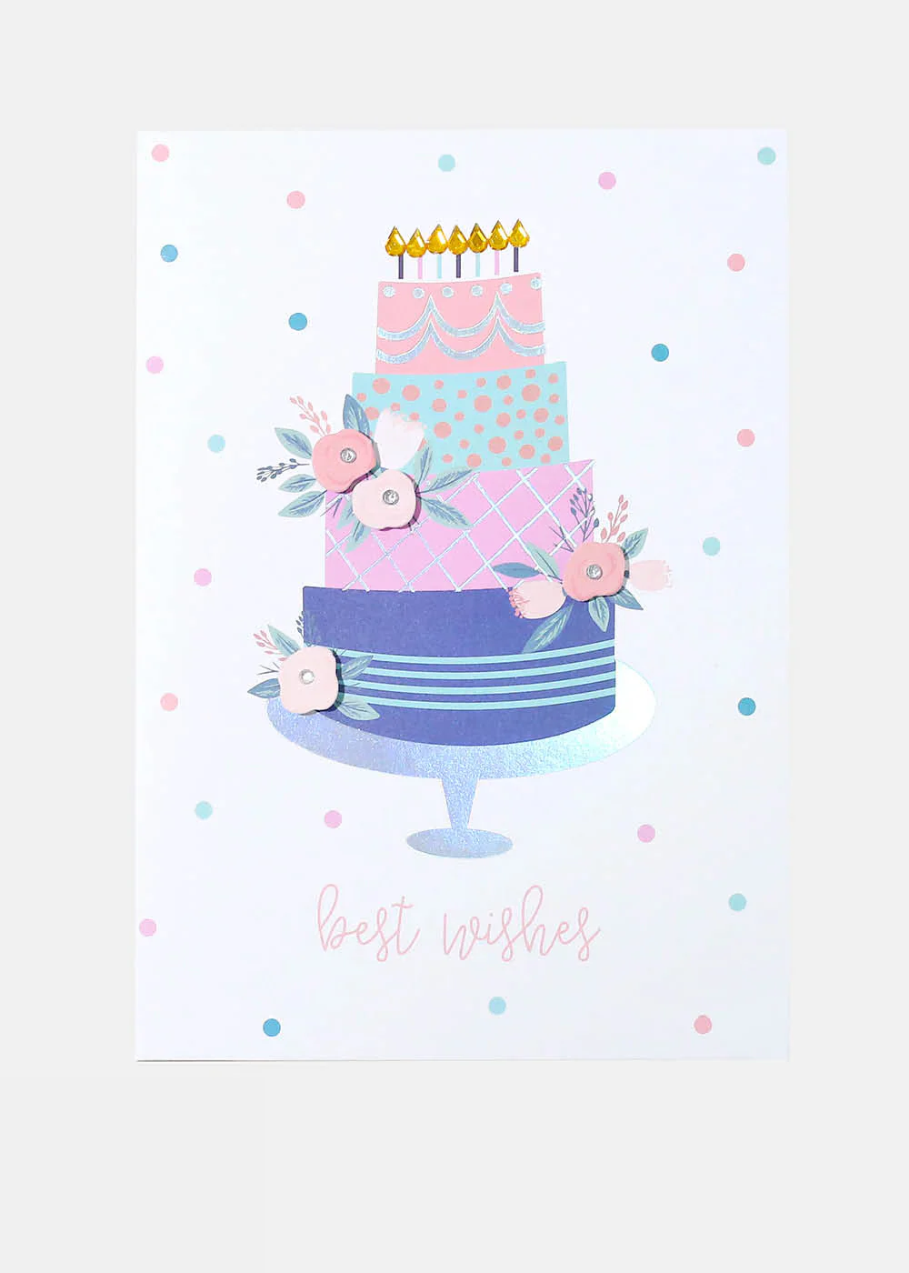 Best Wishes Cake Greeting Card
