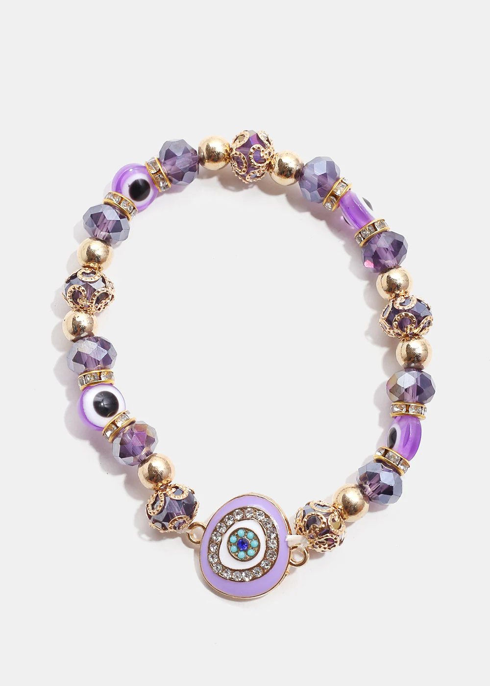 Big Evil Eye Bead Bracelet - Image 2