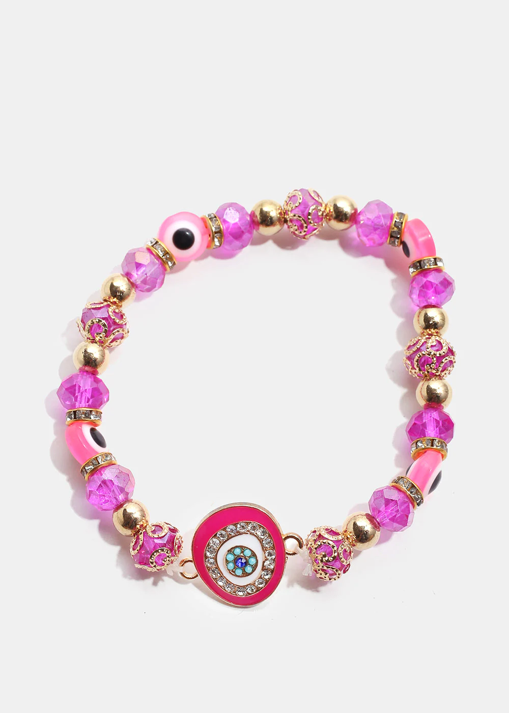 Big Evil Eye Bead Bracelet - Image 3