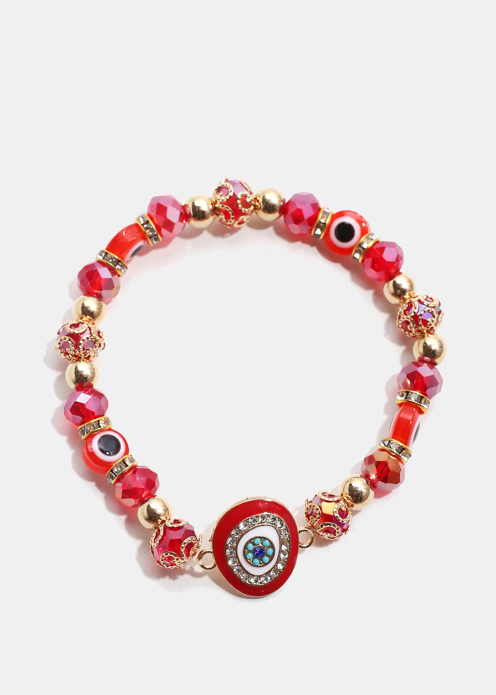 Big Evil Eye Bead Bracelet - Image 7
