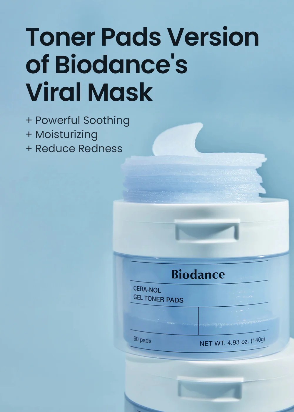 Biodance Cera-nol Gel Toner Pad (60 Pads) - Image 4