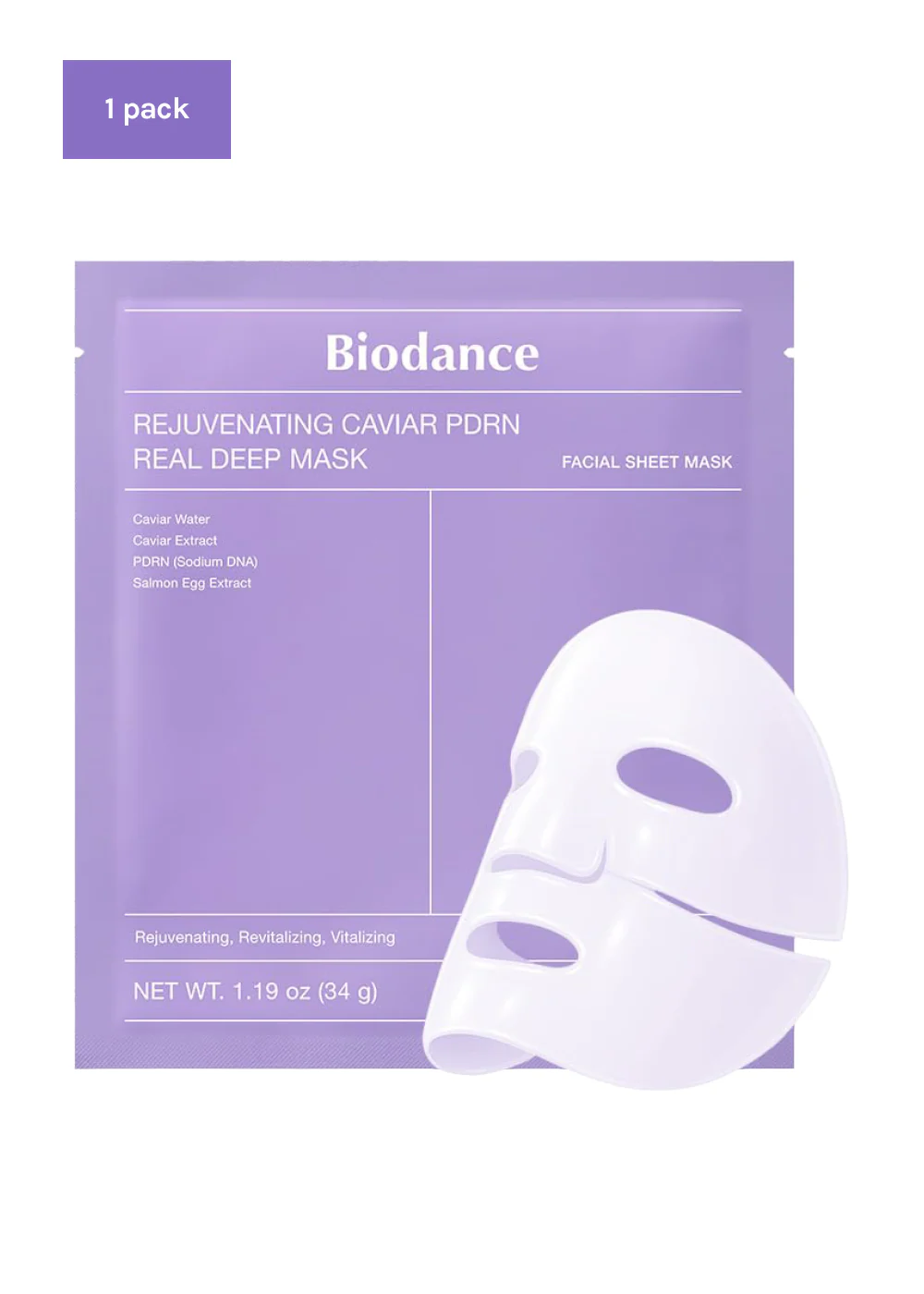 Biodance Rejuvenating Caviar PDRN Real Deep Mask - Image 10