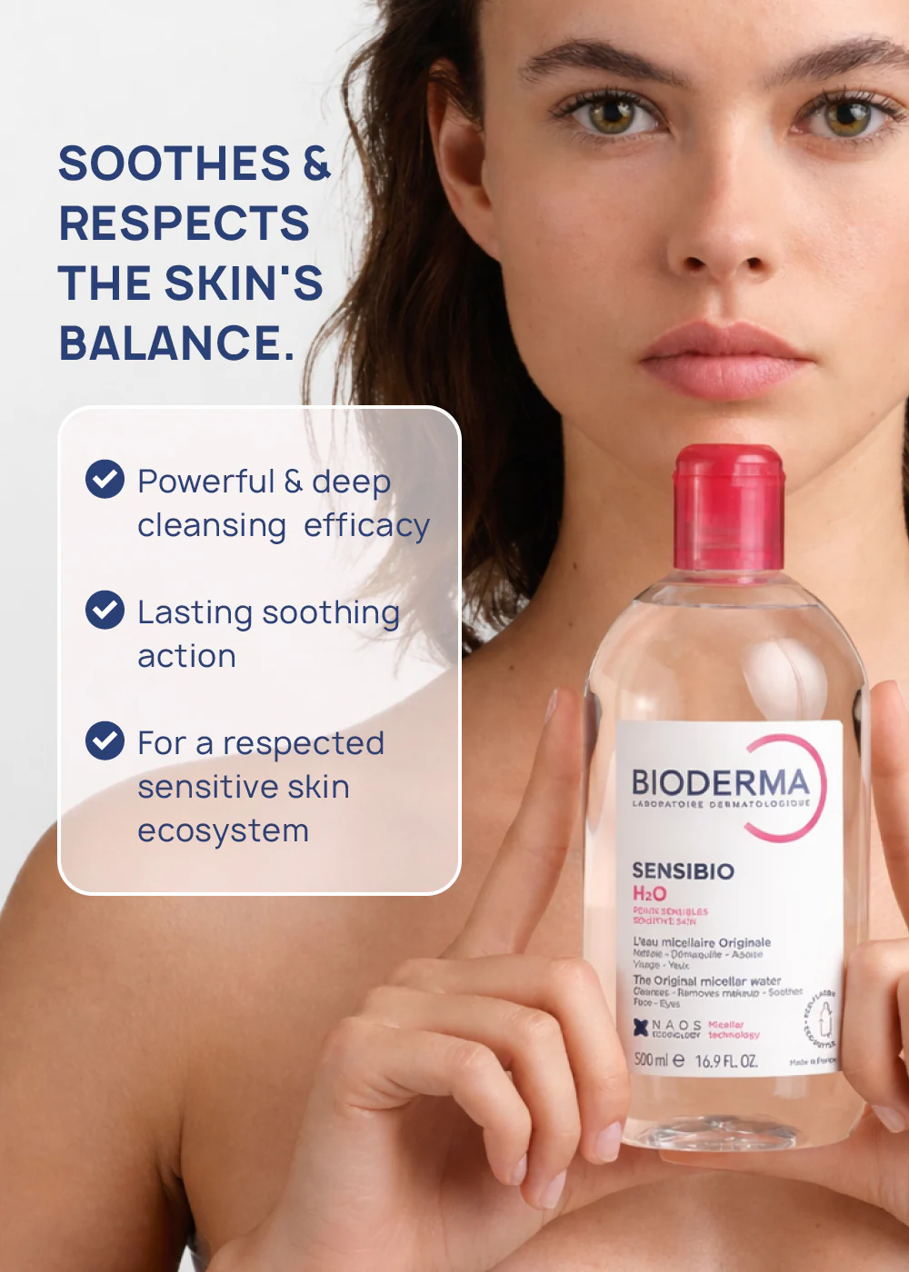 BIODERMA Sensibio H2O 500ml - Image 2