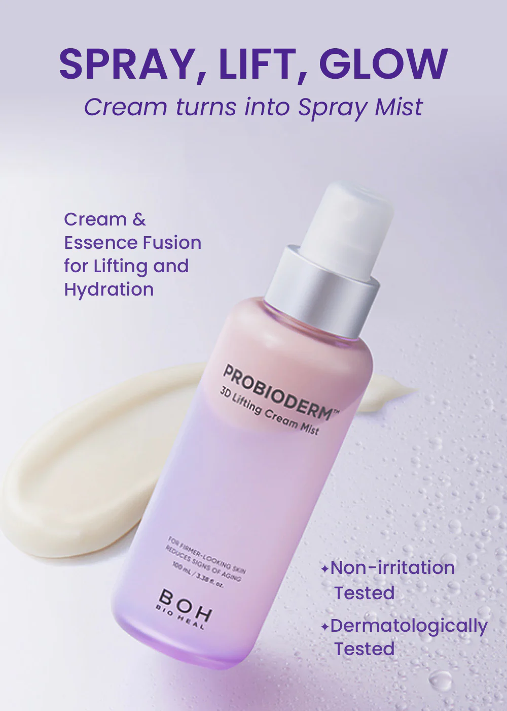 BIOHEAL BOH Probioderm 3D Lifting Cream Mist 100ml - Image 2