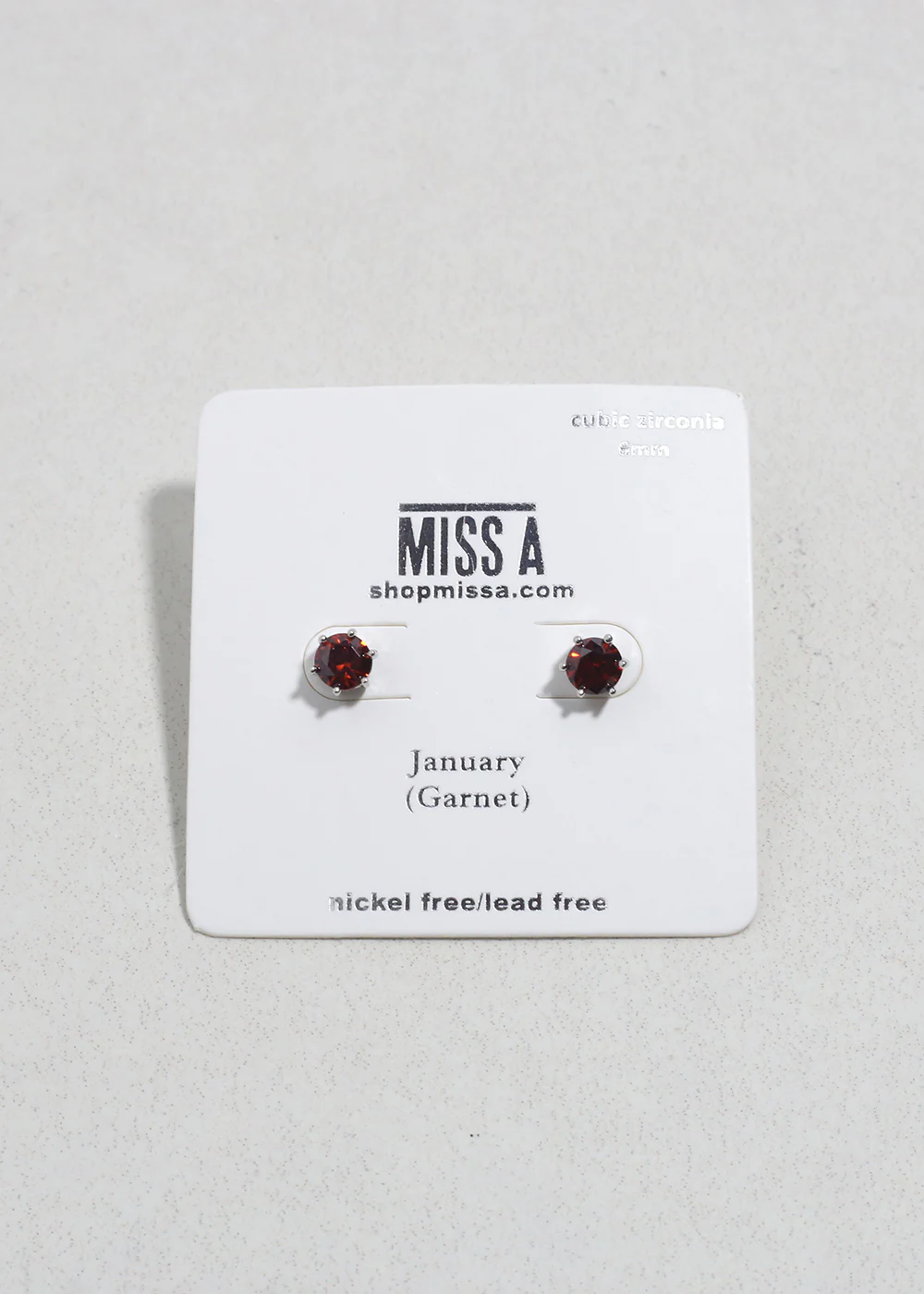 Birthstone Stud Earrings