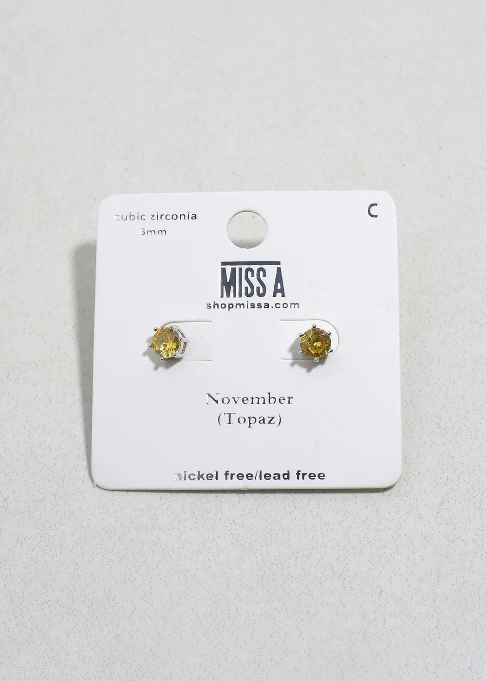 Birthstone Stud Earrings - Image 11