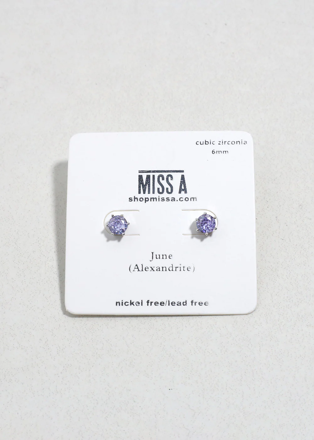 Birthstone Stud Earrings - Image 6