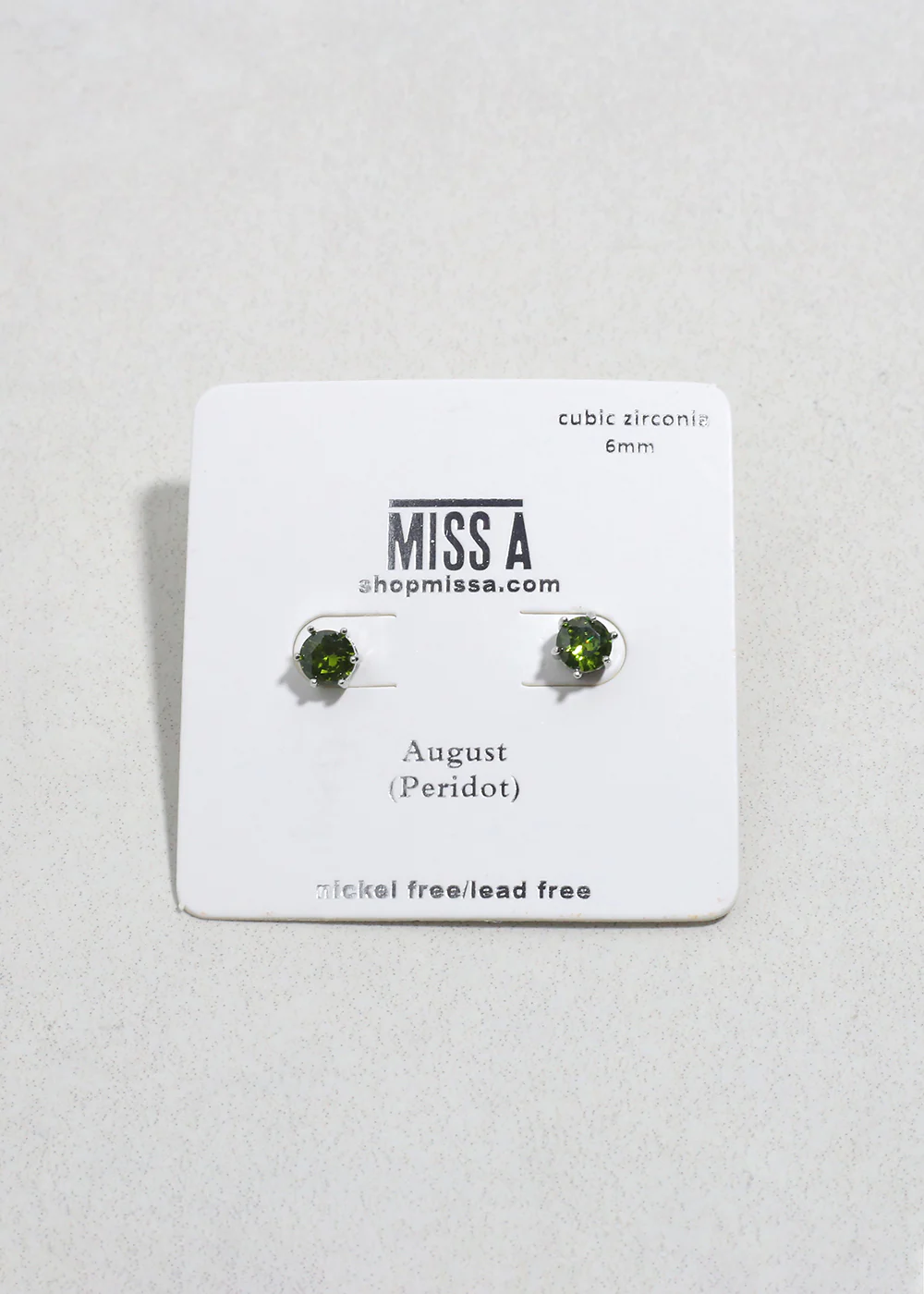Birthstone Stud Earrings - Image 8