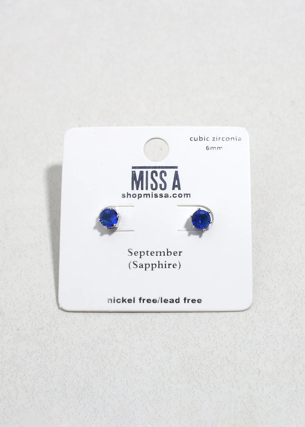 Birthstone Stud Earrings - Image 9