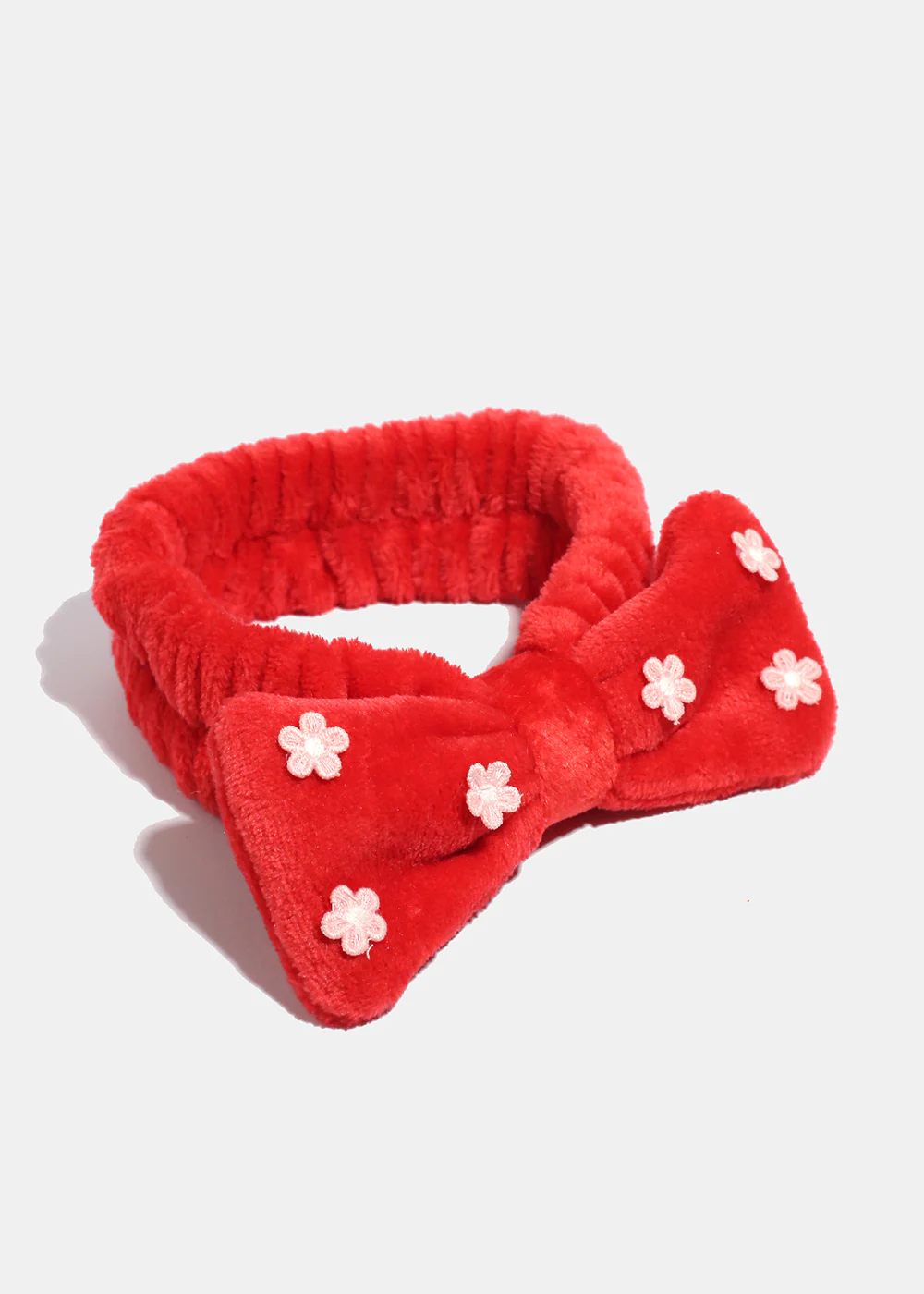 Blossom Plush Spa Bow Headband - Image 2
