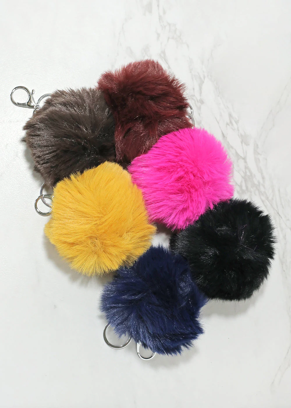 Bold Pom Pom Keychains
