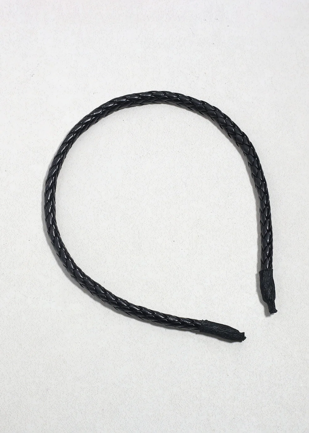 Braided Faux Leather Headband - Image 2