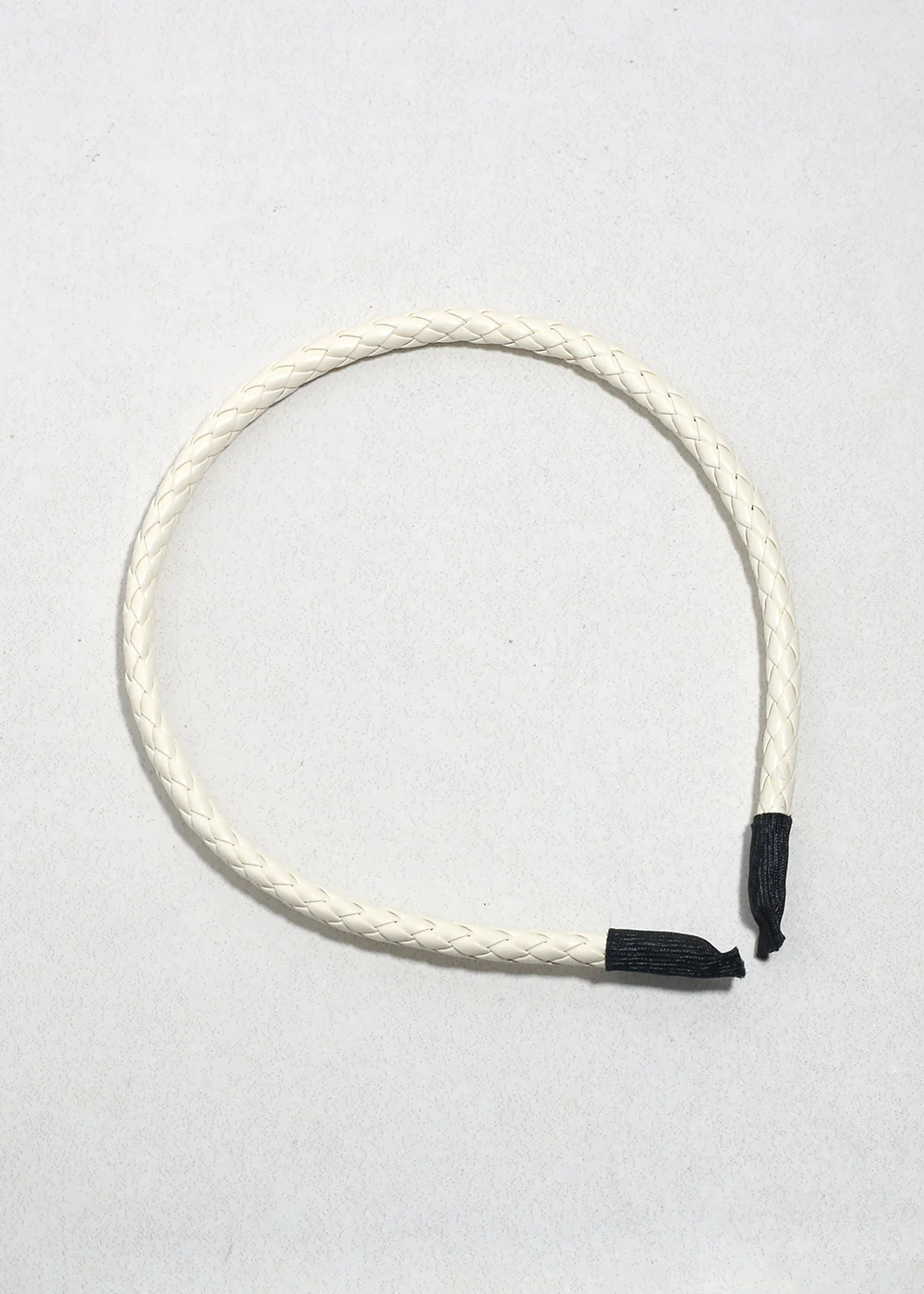 Braided Faux Leather Headband - Image 3
