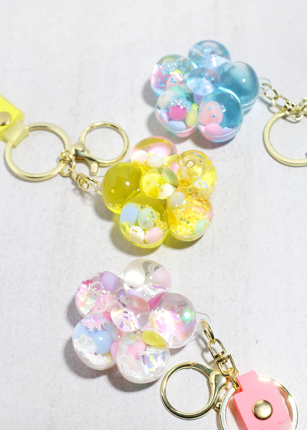 Bubble Bloom Bag Charm Keychain - Image 2