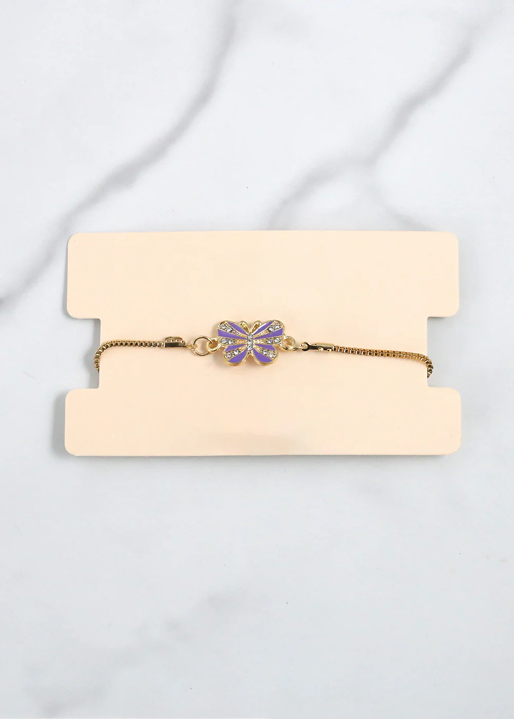 Delicate Butterfly Bracelet - Image 2