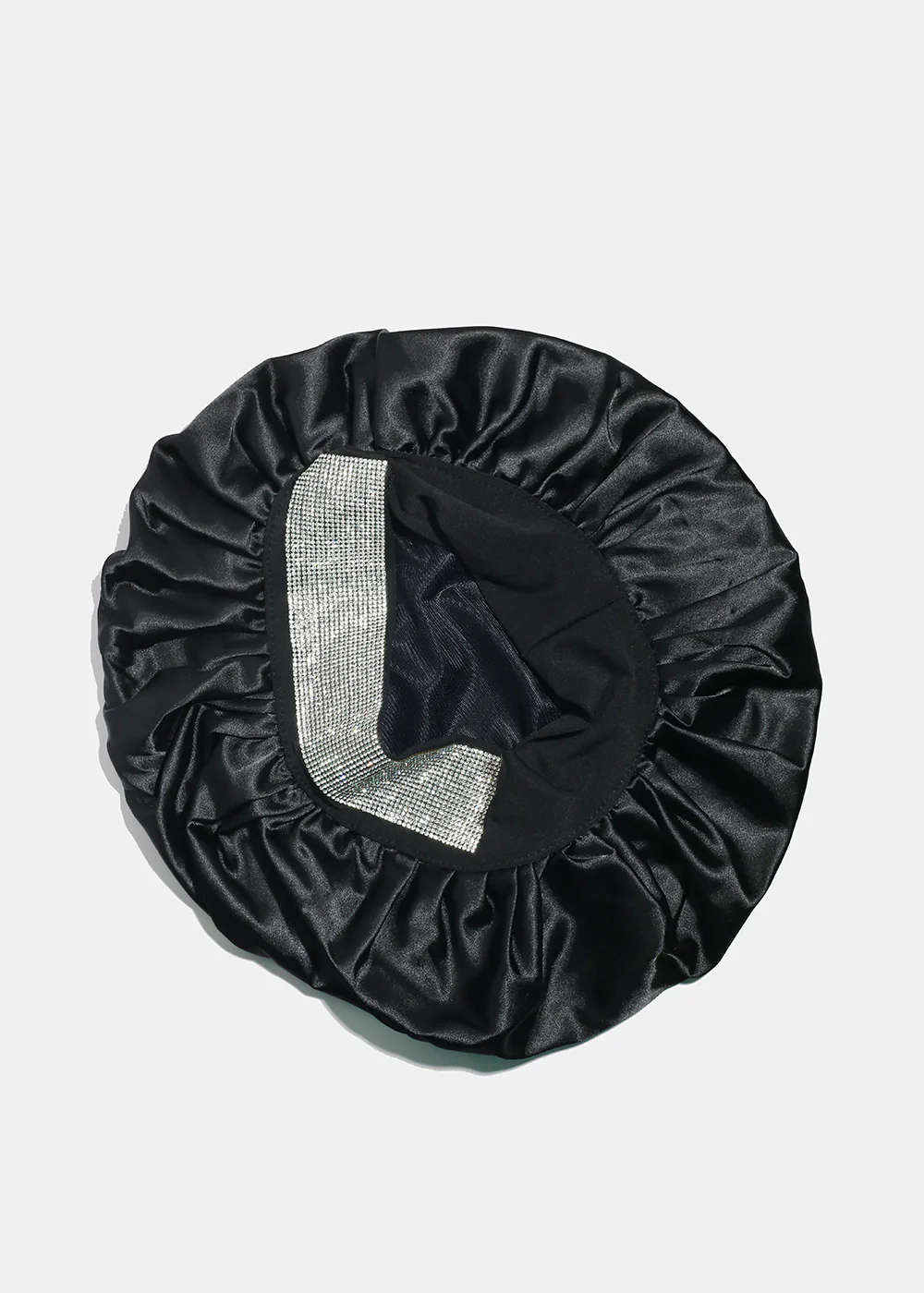 Jewel Band Silky Satin Bonnet – Double Layered - Image 2