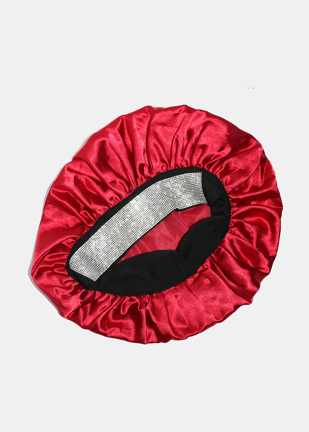 Jewel Band Silky Satin Bonnet – Double Layered - Image 3
