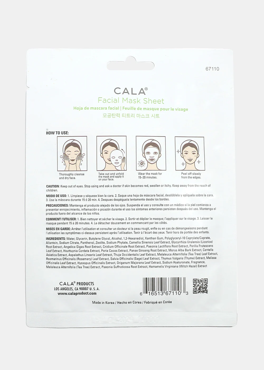 Cala Tea Tree Essence Mask - Image 2