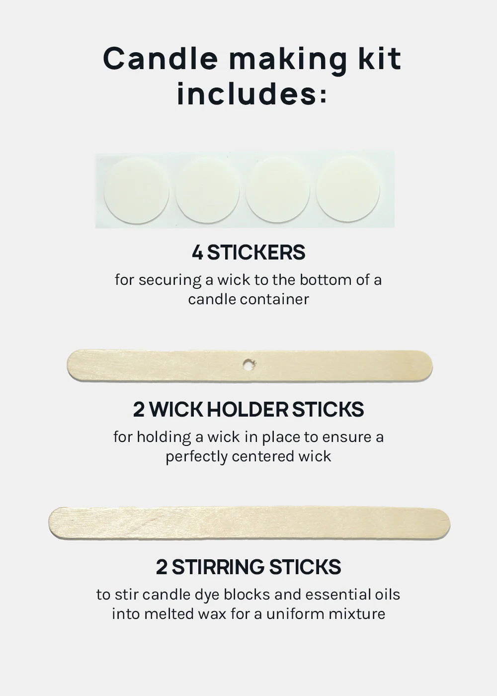 Candle DIY: Wick Holder, Stirring Sticks - Image 3