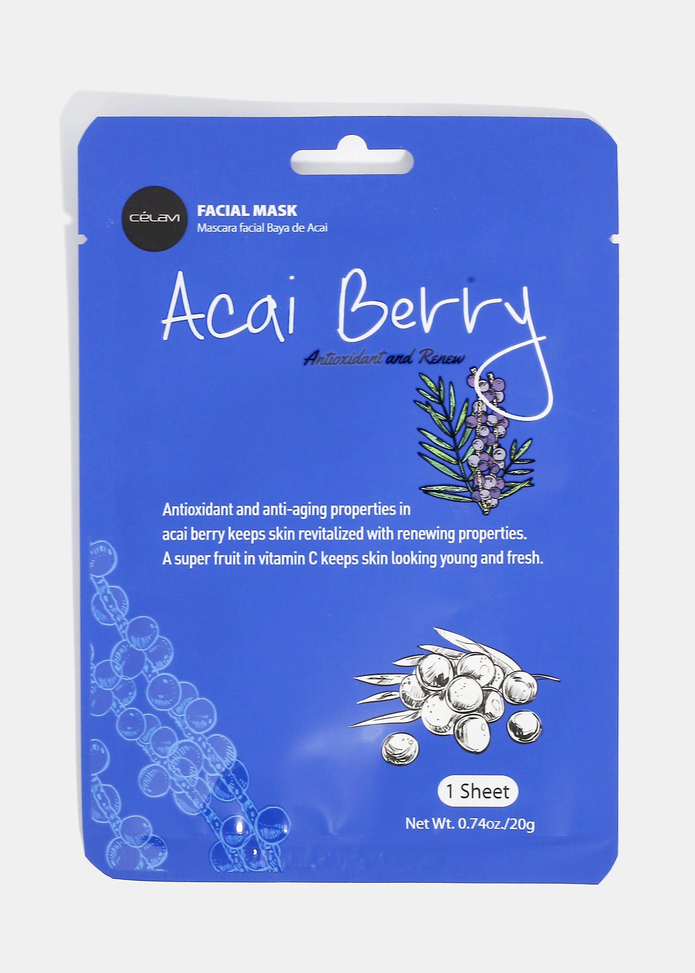 Celavi Acai Berry Sheet Mask
