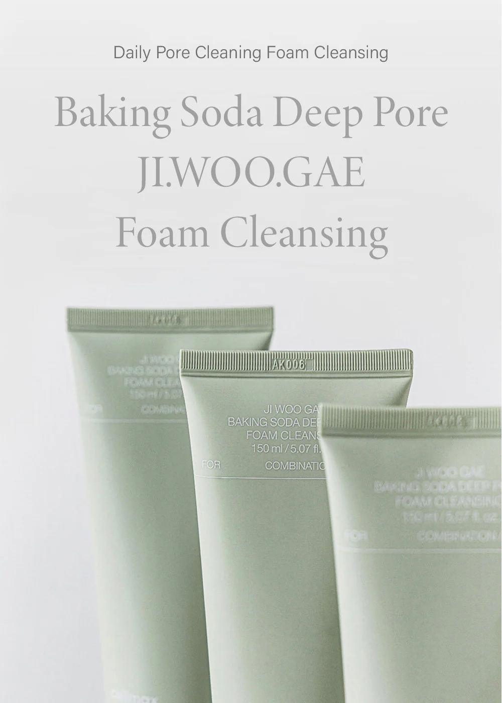 celimax Ji Woo Gae Baking Soda Deep Pore Foam Cleansing 150ml - Image 2