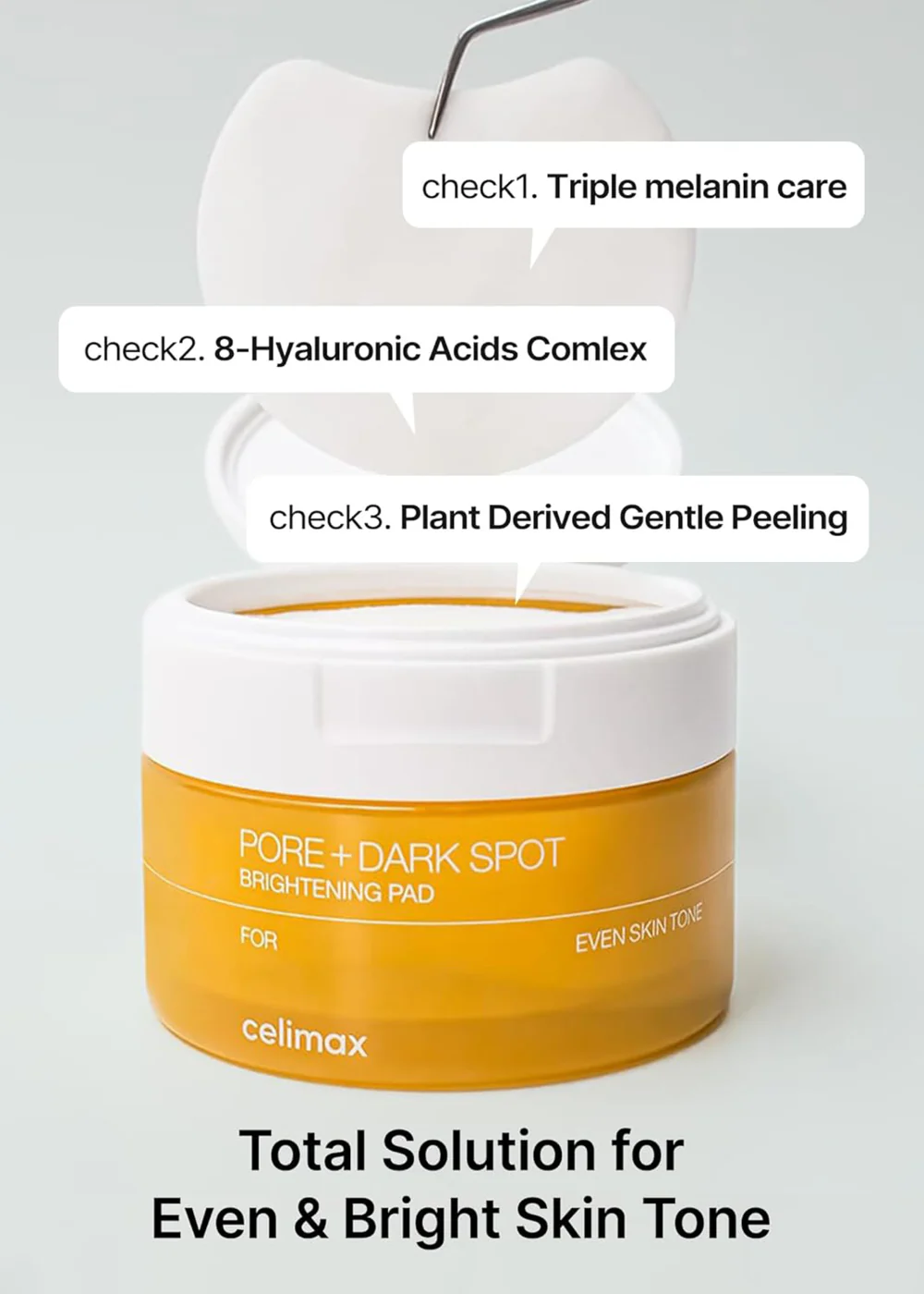 celimax Pore + Dark Spot Brightening Pad (40 Pads) - Image 6