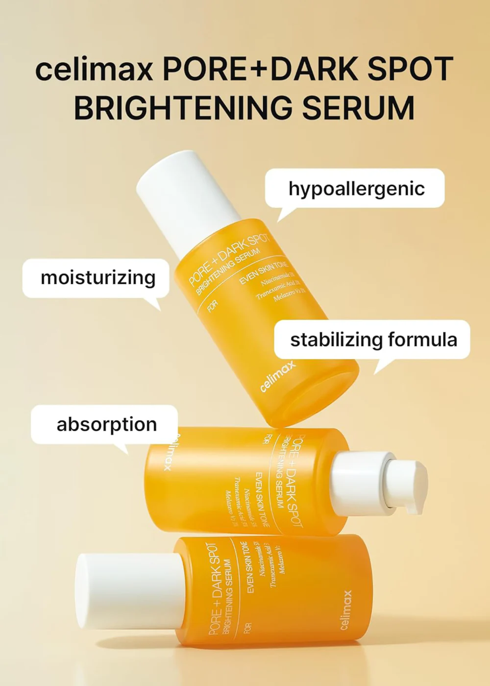 celimax Pore + Dark Spot Brightening Serum 30ml - Image 2