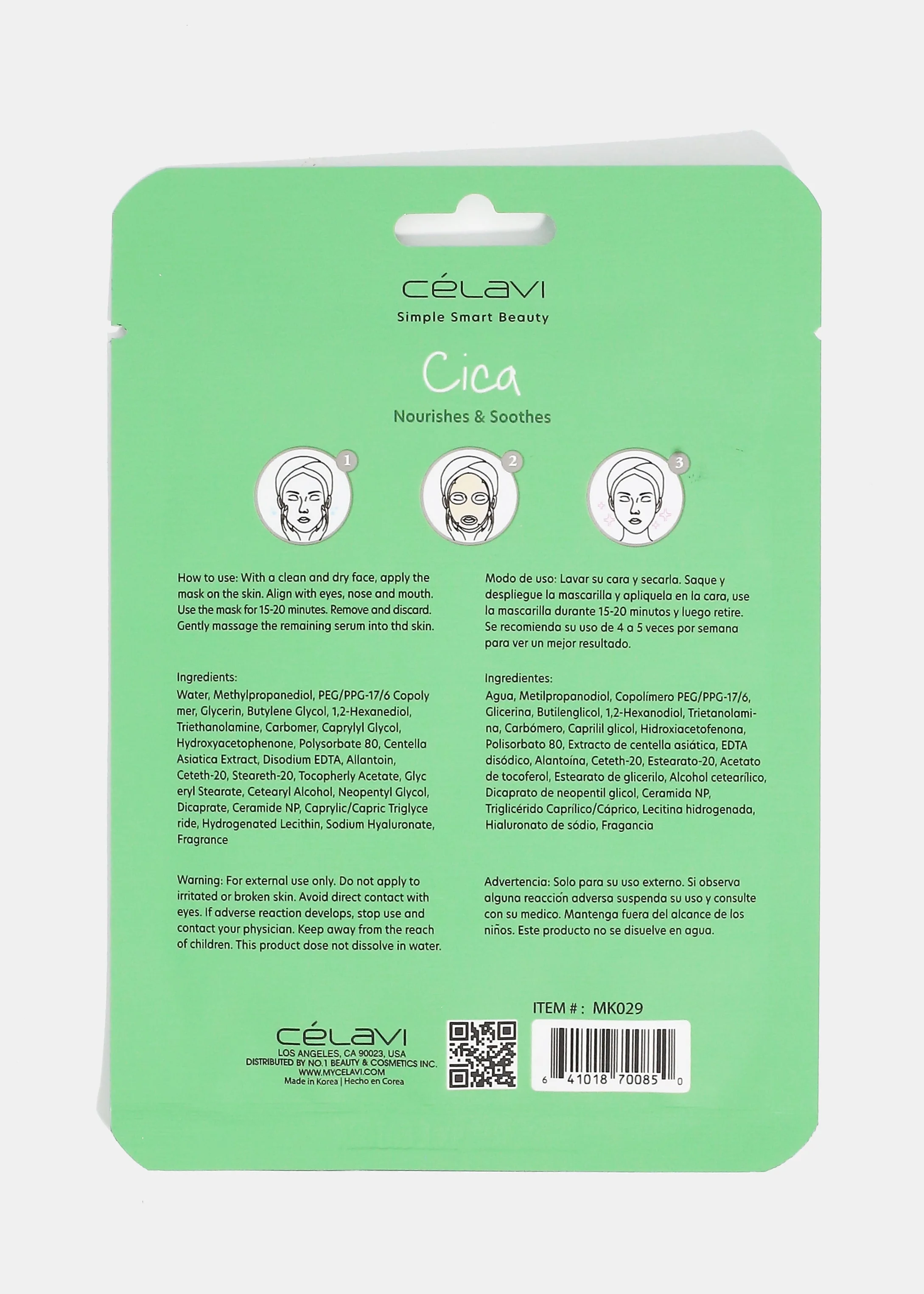 CEV Cica Sheet Mask - Image 2