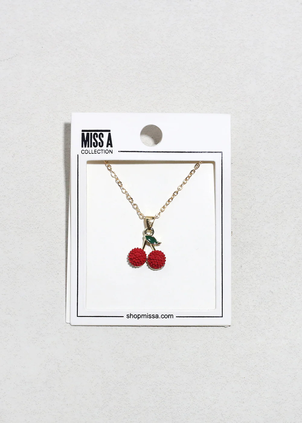 Cherry Pendant Necklace